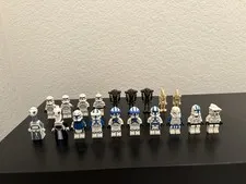 LEGO Star Wars Minifigure Clone/Kamino/Prequel Lot (19 Figures)