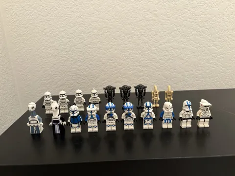 LEGO Star Wars Minifigure Clone/Kamino/Prequel Lot (19 Figures)