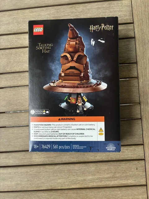 Sealed Unopened Lego Harry Potter Talking Sorting Hat Set 76429