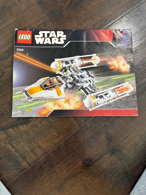 Lego Star Wars 7658 Y-Wing Fighter Instruction Manual Only