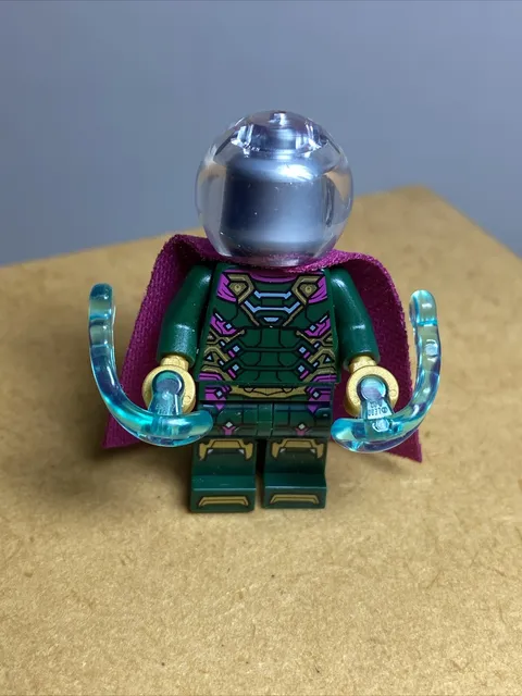 LEGO MYSTERIO MINIFIG  minifigure 76128 76129 Spider-Man Far From Home sh580