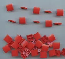 LEGO x 40 Red Slope, Curved 2 x 2 x 2/3 15068