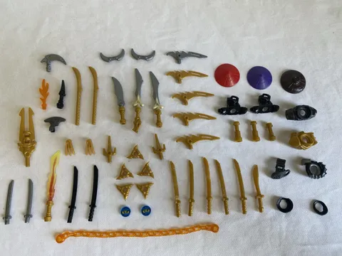 Lot Lego Ninjago Accessories Weapons #72