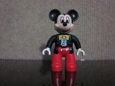 Lego Duplo Figure DISNEY MICKEY MOUSE TUX Bow Tie Jacket Black