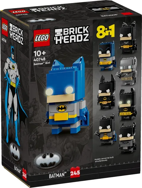 LEGO ® BrickHeadz 40748 Batman ™ 8-in-1 figure new/original packaging + EOL