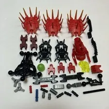 LEGO Hero Factory Xplode 7147, incomplete parts lot w mask spikes, 35 of 45 pcs