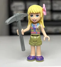 LEGO Friends Stephanie Minifigure Mini Doll frnd0375 41432 Alpaca Rescue Jungle
