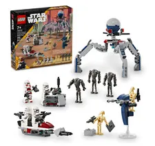 LEGO Star Wars Clone Trooper & Battle Droid Battle Pack Set for Kids, 75372