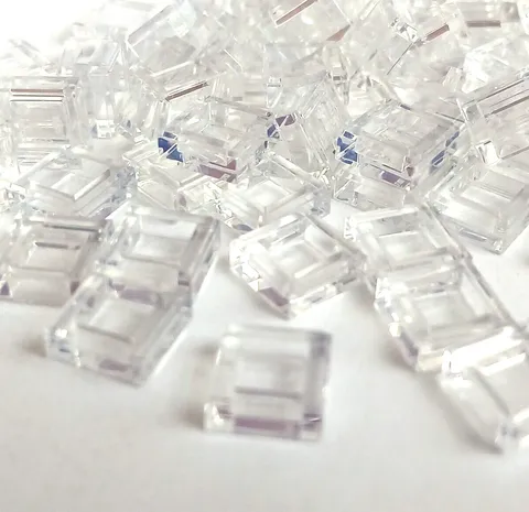 100 Pieces LEGO® Tile 1x1 Trans-Clear 3070 AFOL MOC Building