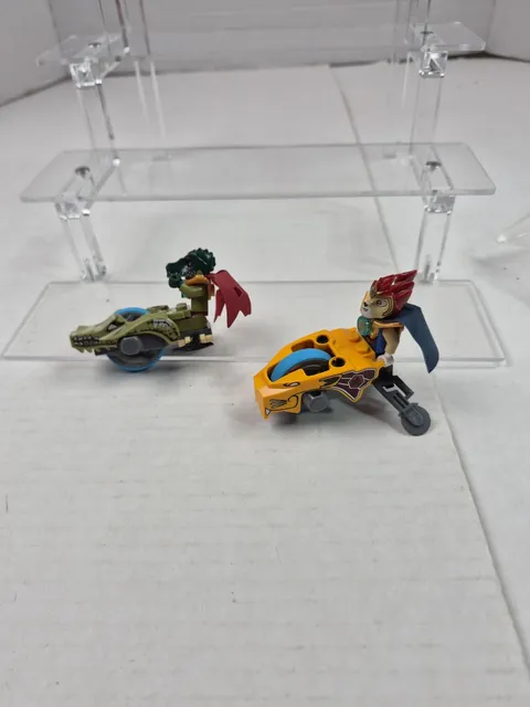 LEGO Legends of Chima Minifigure Lot Cragger Croc 70006 Laval 70005 With Vehicle