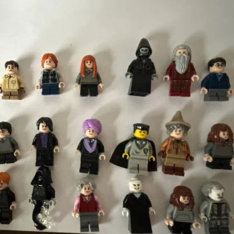 LEGO Harry Potter Minifigures Plastic Harry Hermione Ron Dumbledore - Lot of 17