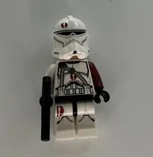 LEGO Star Wars Barc trooper Minifigure w/ Blaster and minor shoulder scratch