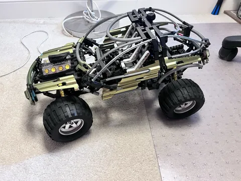 LEGO Technic 8466 Off-Roader Motorized Vehicle Car Model, Large Tires