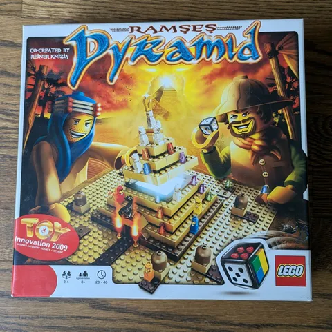 LEGO Games: Ramses Pyramid (3843) 100% Complete w/ Instructions and Rules MINT!