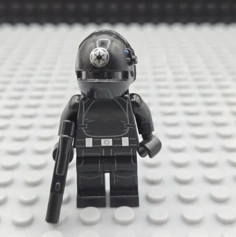 LEGO Star Wars Imperial Gunner Minifigure Closed Mouth White Logo sw1045