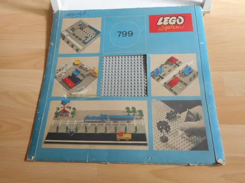 Lego Base Plate in Grey Boxed (Lego No: 799)
