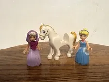 Disney LEGO Cinderella ,Fairy Godmother, and Horse Minifigure Set