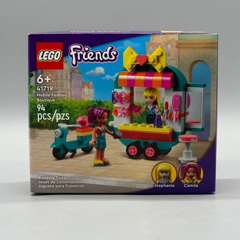 Lego #41719 Mobile Fashion Boutique Friends Retired Brand New Factory Sealed