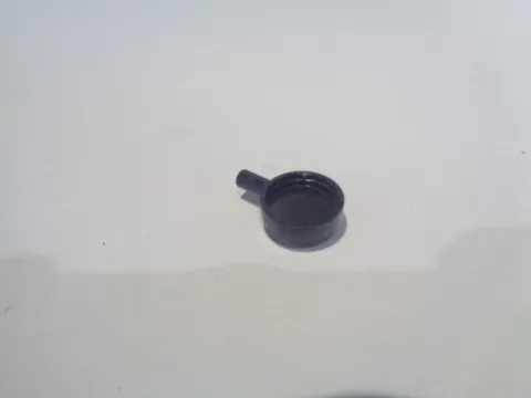 2 x Lego Minifigure, Frying Pan 4528 Black Utensil