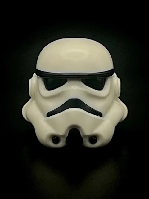 Lego Star Wars Stormtrooper Misprint Minifigure Helmet Rare Monochrome Prototype