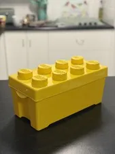 LEGO 2012  | YELLOW 8 STUD | Block Storage Container / display tub