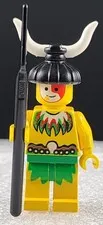 LEGO Pirates Islanders Island Warrior Minifigure With Spear pi070