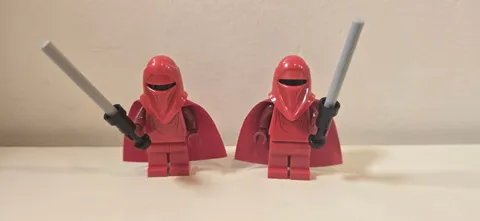 2x 2014 Lego Death Star Troopers - Imperial Royal Guard sw0521 Minifig Complete
