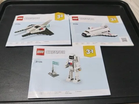 LEGO Creator 31134 Space Shuttle 3 Books Instruction Manuals Only! NO Bricks!