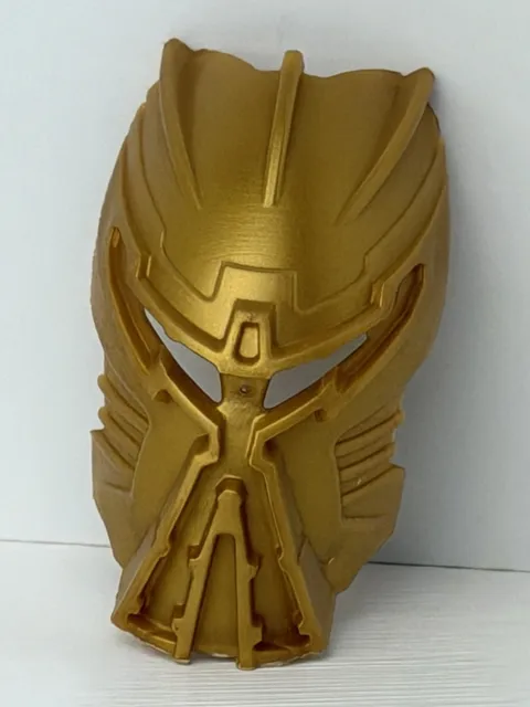 Original LEGO Bionicle Kanohi Ignika Mask of Life #8998 Pearl Gold-Ultra Rare