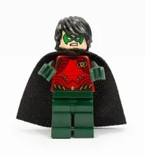 LEGO DC Super Heroes Robin sh195 Minifigure Genuine Complete 2015 With Cape VGC
