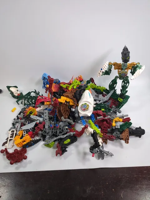 Lego Bionicle Hero Factory Bulk Lot of 3 Lbs Mixed Parts and Pieces