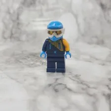 Lego Arctic Snowmobile Driver Minifigure City 60196