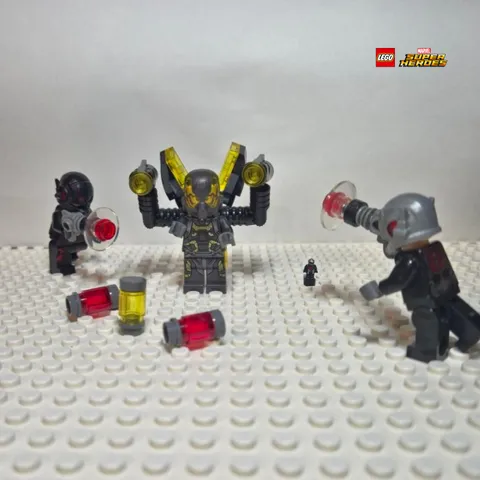 LEGO Ant-Man Hank Pym Yellow Jacket + Ant-Man Micro Figure Marvel Minifigure Lot
