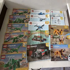 LEGO Creator Set 31058 Illustrated Instruction Manual Booklet