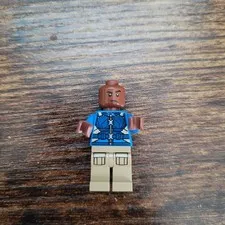 LEGO Black Panther Erik Killmonger Minifigure  - sh0469 76100 No Helmet