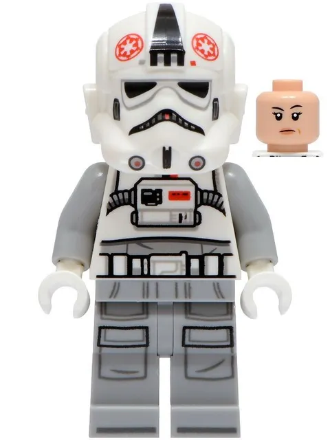 LEGO® Minifig sw1537 - AT-AT Driver - White and Light Bluish Gray Suit