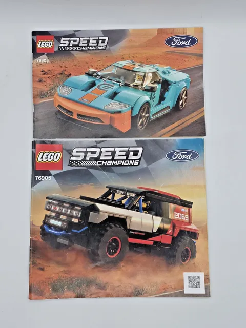 Lego Speed Champions Ford GT Heritage Edition Bronco R 76905 Instruction Manuals