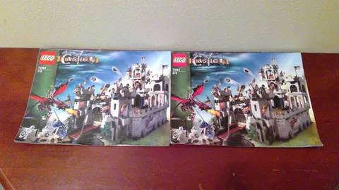 Lego 7094 - King's Castle Siege - Building Guide Instruction Manuals Only
