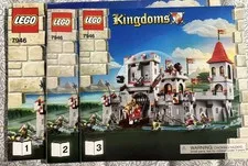 LEGO Kingdoms Instruction Manuals For Sets 7946  Three Books Total