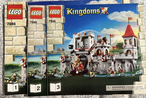 LEGO Kingdoms Instruction Manuals For Sets 7946  Three Books Total