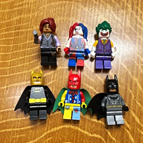 RARE LEGO Batman Minifigure Lot (6) Batman, The Joker + More - Discontinued