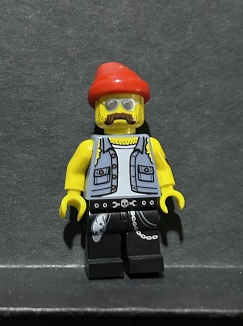 Motorcycle Mechanic - LEGO Minifigure - Series 10 - #71001 - No Wrench