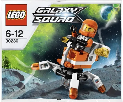 LEGO Galaxy Squad Space Mini Mech (30230) Spaceman 28pc New Retired Polybag