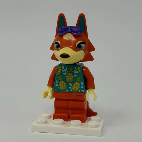 Lego Audie Minifigure Fox Sunglasses 77052 Concert Animal Crossing ACNH ani012
