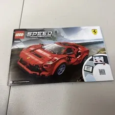 LEGO Speed Champions: Ferrari F8 Tributo (76895) Manual Only