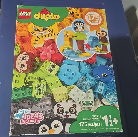 LEGO DUPLO 10934 Creative Animals 175 Pcs Extra Ideas Included Age 1.5+