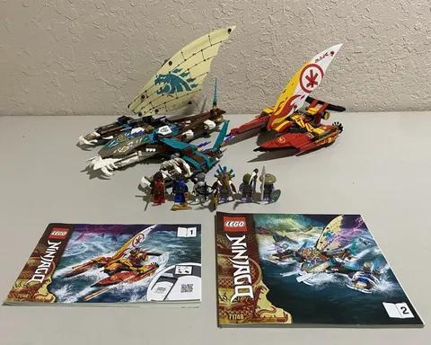 LEGO NINJAGO: Catamaran Sea Battle (71748) 100% Complete - Adult Owned