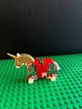 LEGO Kingdoms Horse Minifigure with Lion Knight Armor