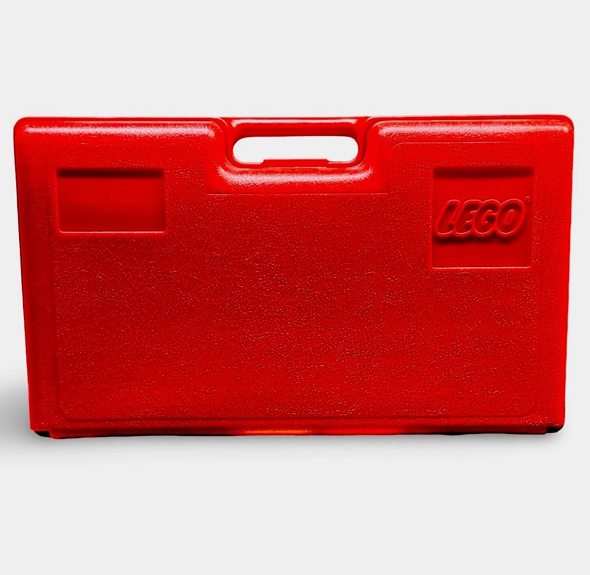 Vintage LEGO Red Storage Carry Case USA Interlego Organizer Box Clean