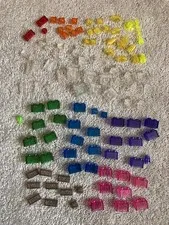 Translucent Clear Lego Mixed Lot Of Different Sizes And Types